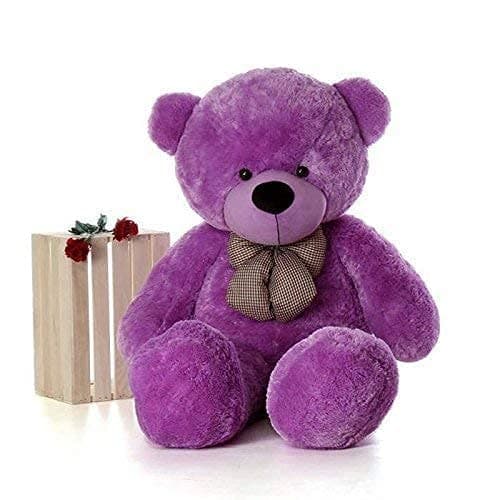 Soft Stuffed Teddy Bear Cute Spongy Huggable/Super Soft Plush Toys Gift for Girl/Boy/Couple Special Occasion Birthday Anniversery Valentine's Day (Purple, 6 Feet)