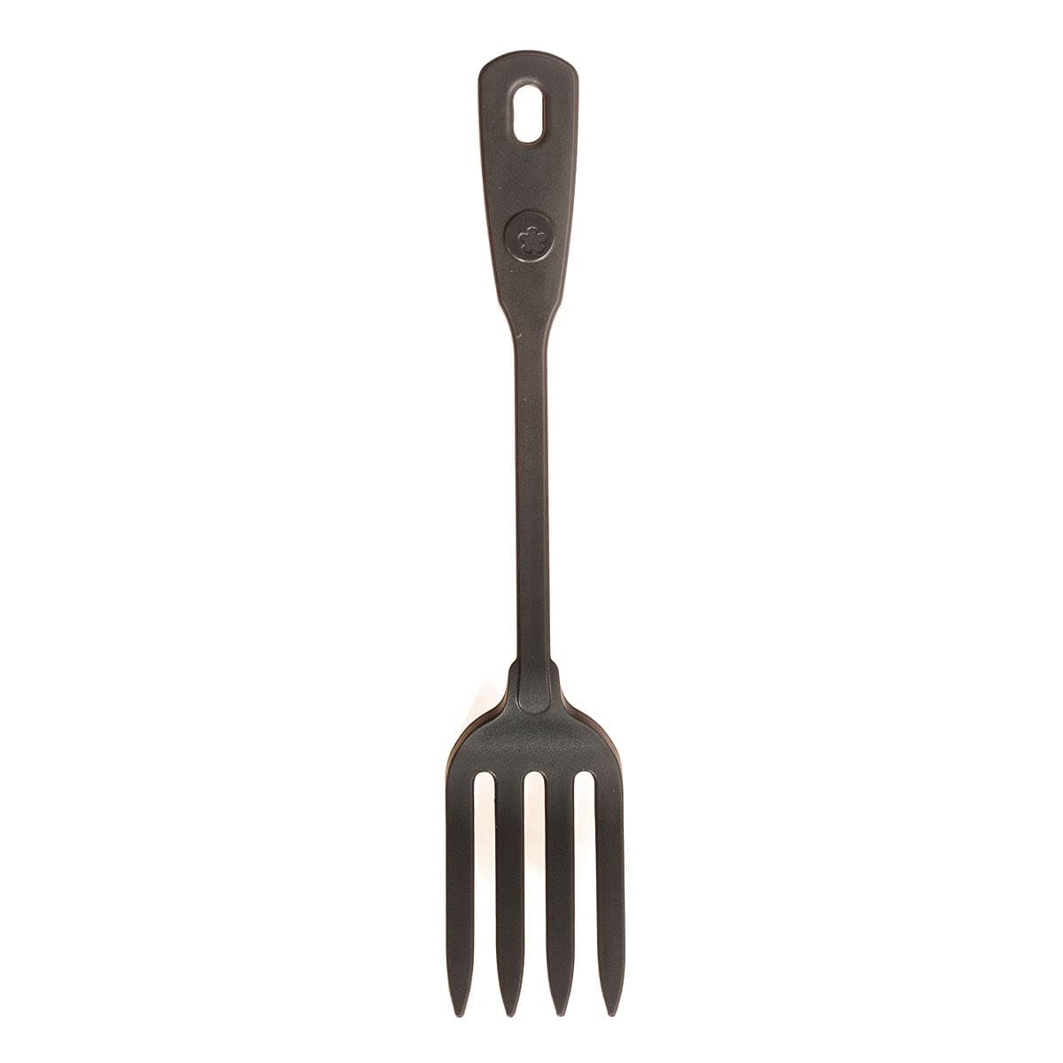 Kochblume Kitchen Serving Fork, Full Silicone black