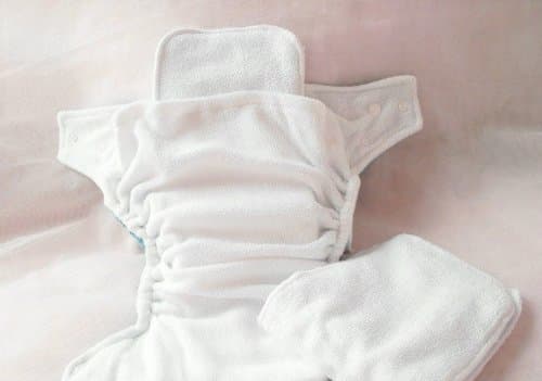 6 Pack 100% Microfiber Inserts for Cloth Diapers Reusable Washable Large 14" X 5"