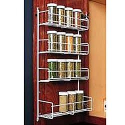 Feeny 4 Tier Spice Rack 7 3/4" Wide White