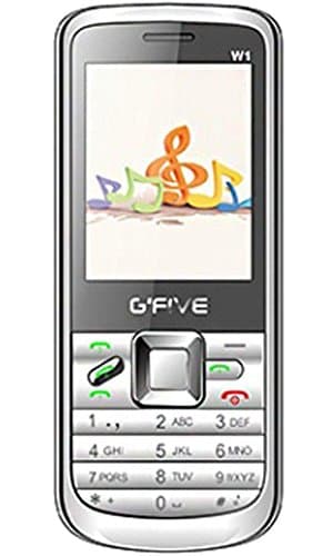 G'Five W1 Mobile Phone with Four Sim (White Color)