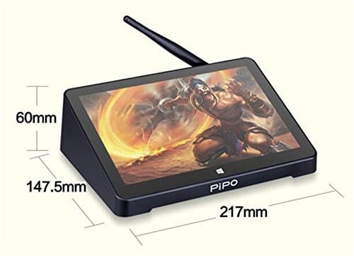 PIPO X9 X9S 32GB 64G Mini Computer Mini PC 8.9" 1920x1200 PC TV Box Desktop Intel Z8350 Quad Core Windows10 Android 4.4 Kikat Dual Boot Mini PC 2GB RAM 32GB ROM with usd RJ45 HDMI (PIPO X9S)