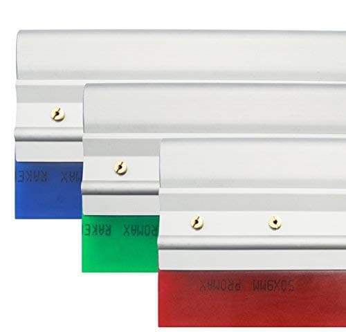 14" - Aluminum Squeegee Handle Set (Single Durometer) (Green 70 Durometer)