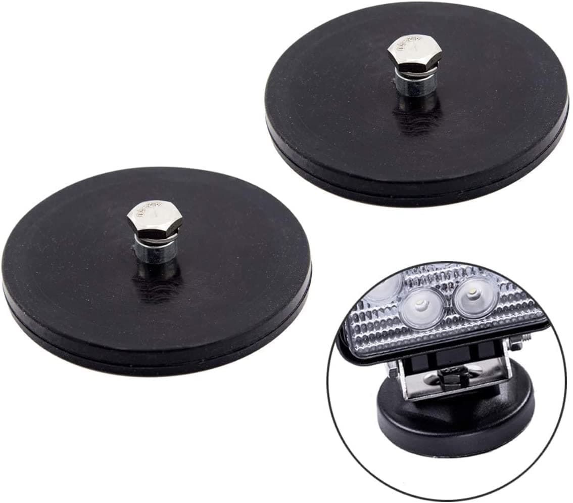 2 Pcs Magnetic Light Bar Mount