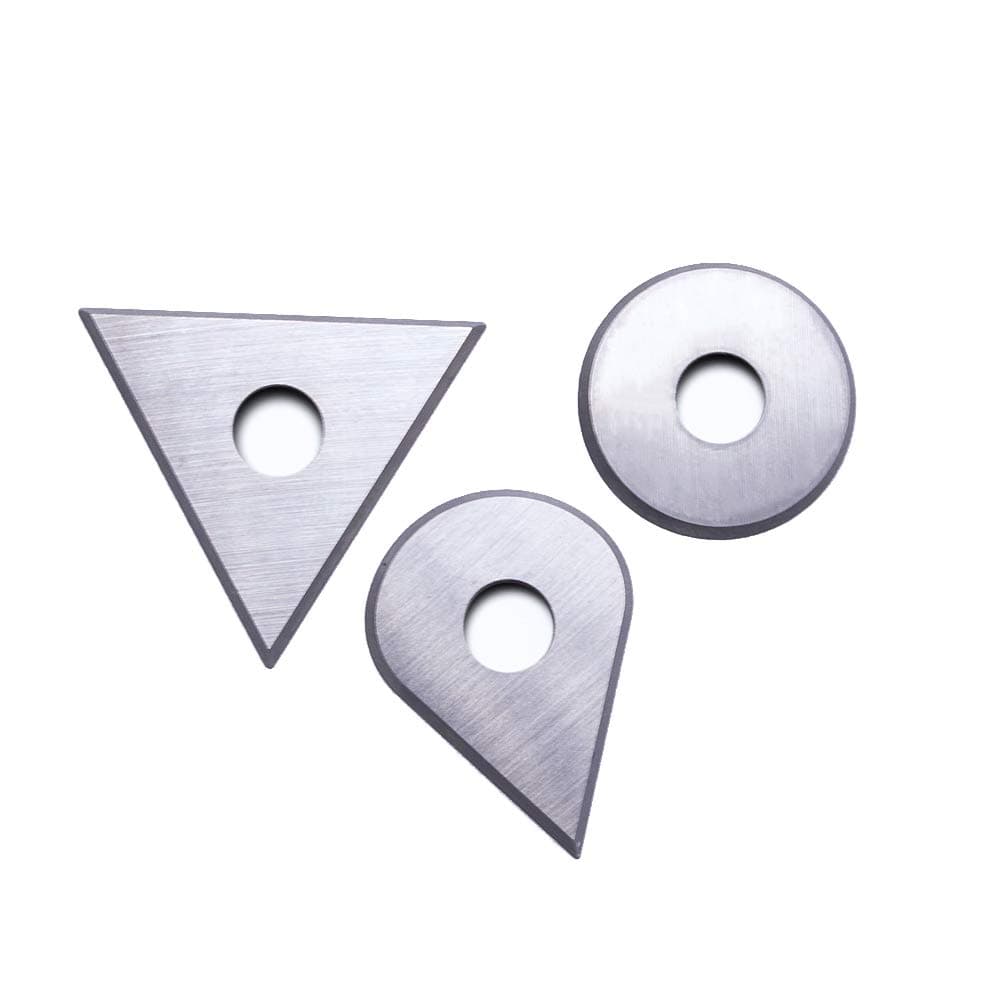 Spealloy Carbide Paint Scraper Replacement Blades Round, Triangular and Drop ...