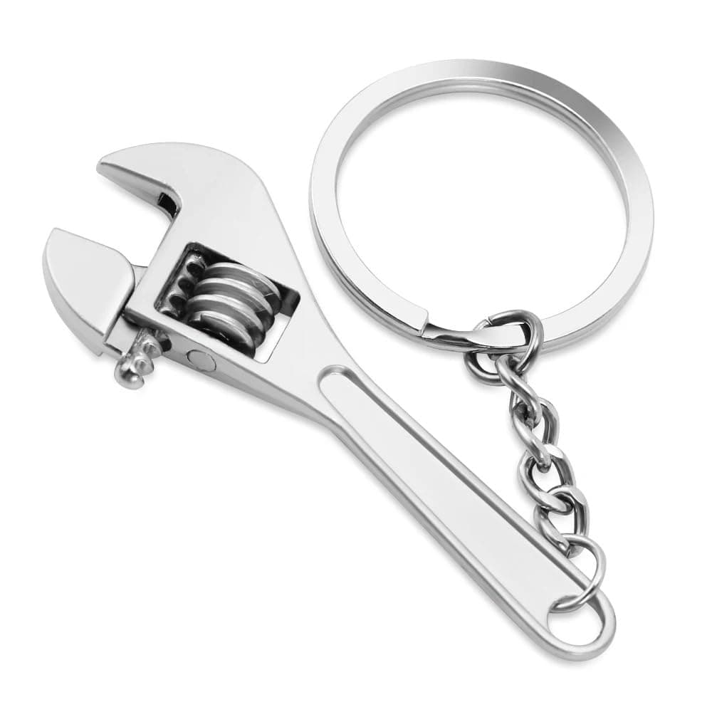 CassarinaKey Chain Ring Keyring Adjustable Metal Keychain, Unique mechanical tool keychain, Keyring Wrench Spanner Gift Universal Wrench, Car Keyring & Keychain Ring For Car, Bike, Office Home Keys