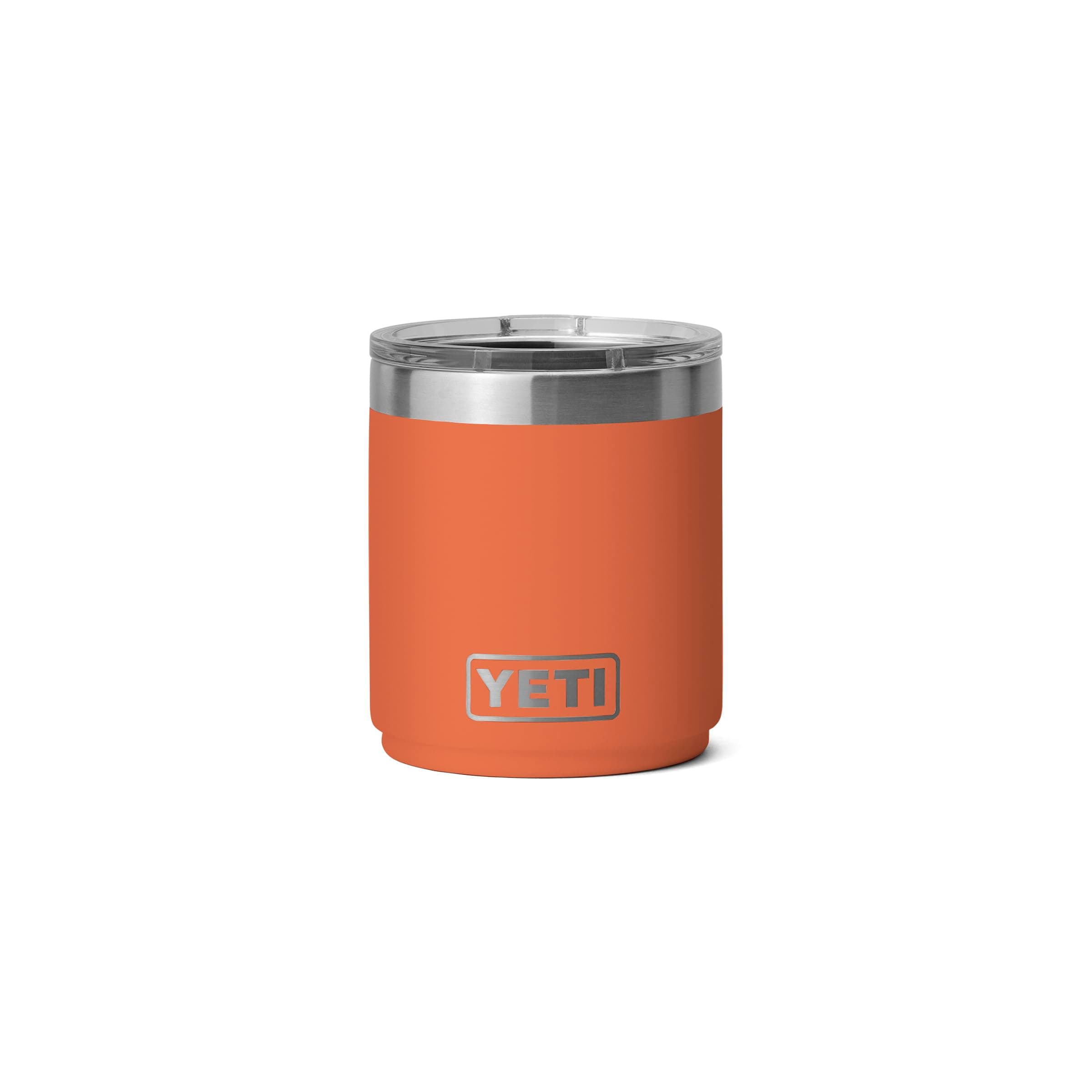 YETI Rambler 10 oz Stackable Lowball 2.0, Vacuum Insulated, Stainless Steel with MagSlider Lid, High Desert Clay