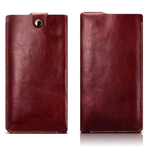 HITFIT Rich Leather Mobile Pullup Pouch with Wallets Case Cover for Samsung Galaxy Note 3 / Samsung Galaxy Note 3 Neo - Red