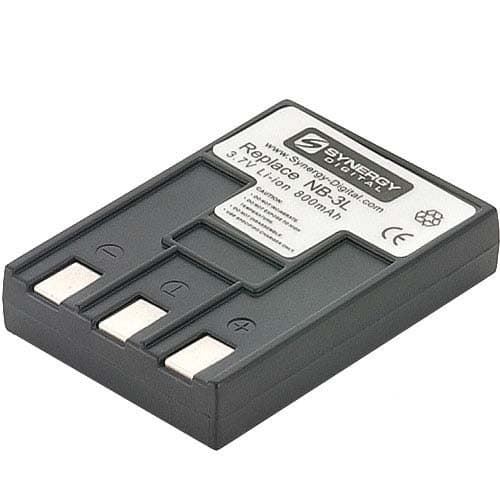 Canon Powershot SD20 Digital Camera Battery (800 mAh) - Replacement for Canon NB-3L Battery