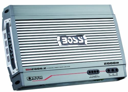 BOSS Audio Systems NX2000.2 Onyx 2000 Watt 2-Channel Mosfet Bridgeable Amplifier with Remote