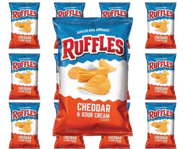 Ruffles Cheddar & Sour Cream - 10 Count