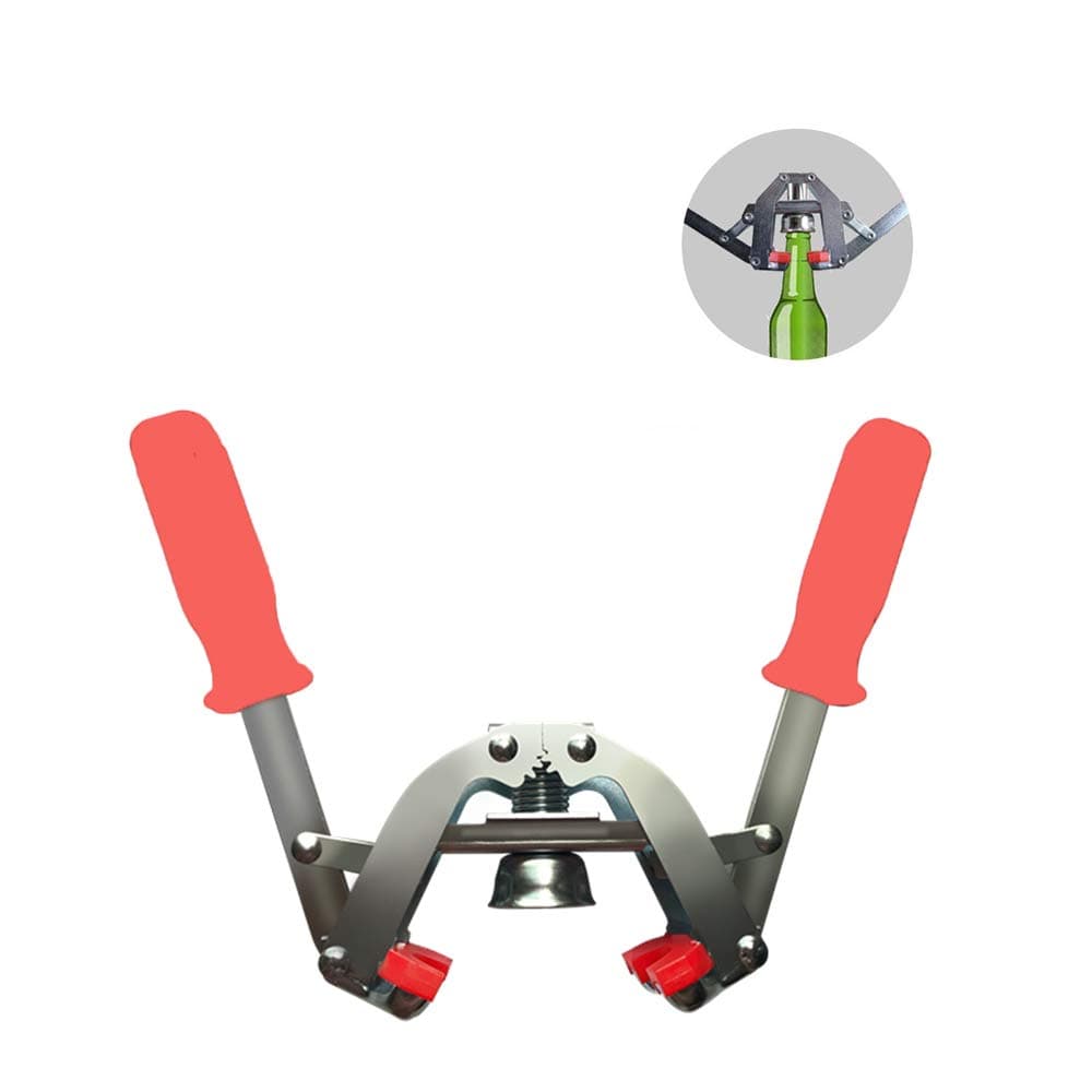 Manual Bottle Capper Accessory for Home Brew Beer Making Lemonade Glass Bottles