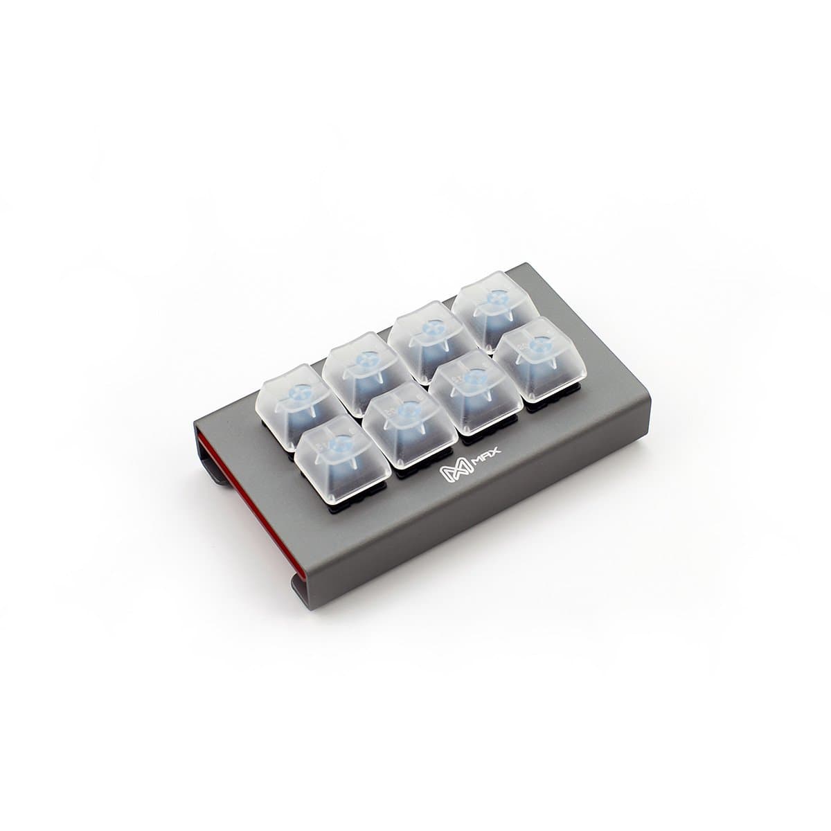 Max keyboard Falcon-8 Programmable Mini Macropad Mechanical Keyboard (Cherry MX White)