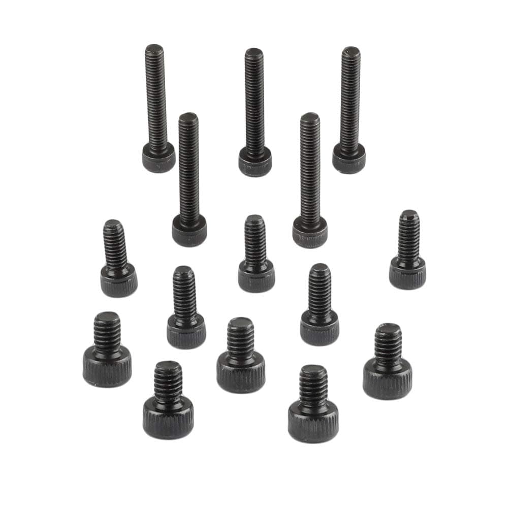CAMVATE Three Types M4 Threaded Screw Pack (15 pcs,M4X8mm,M4X10mm,M4X22mm) - 1955