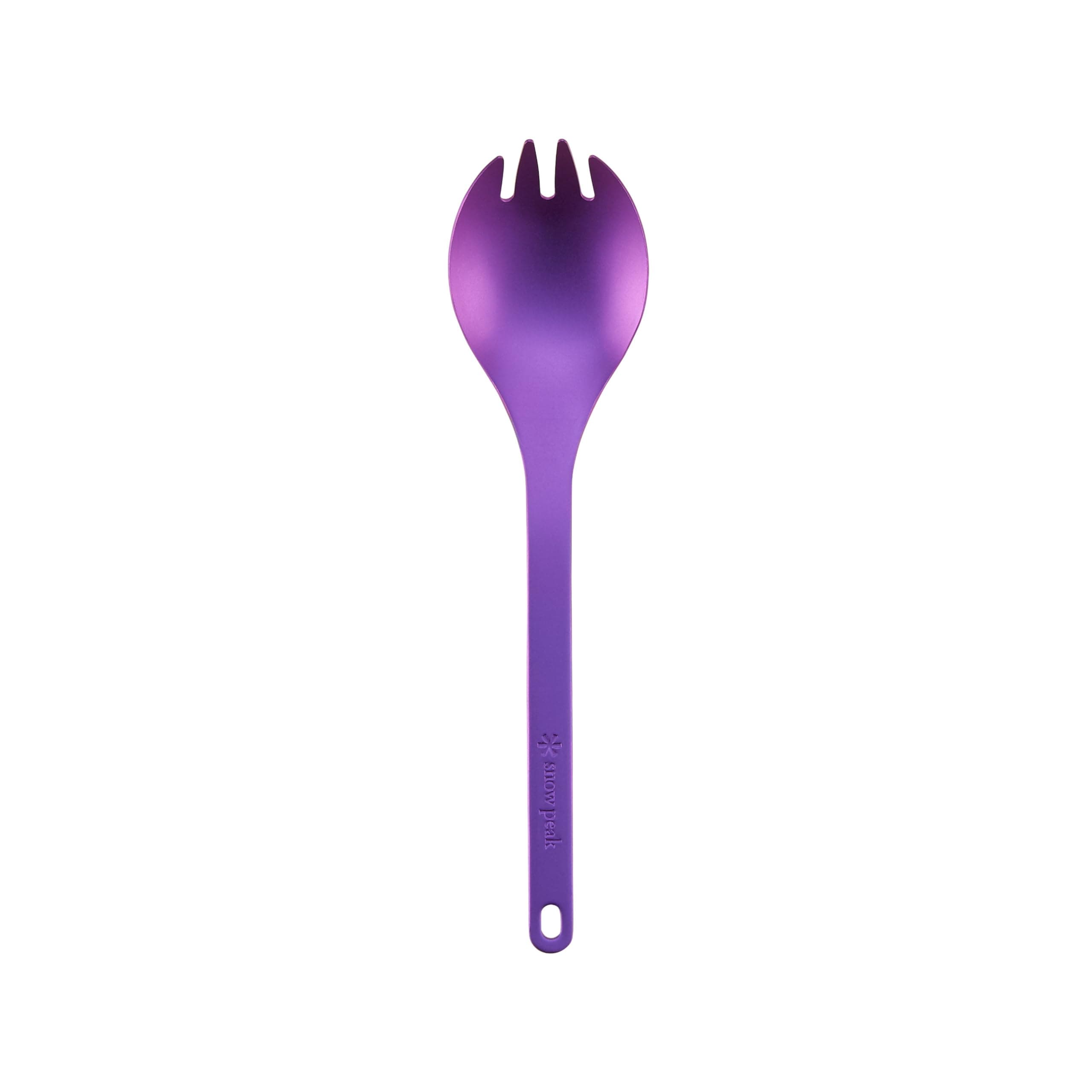 Titanium Spork Anodized Purple