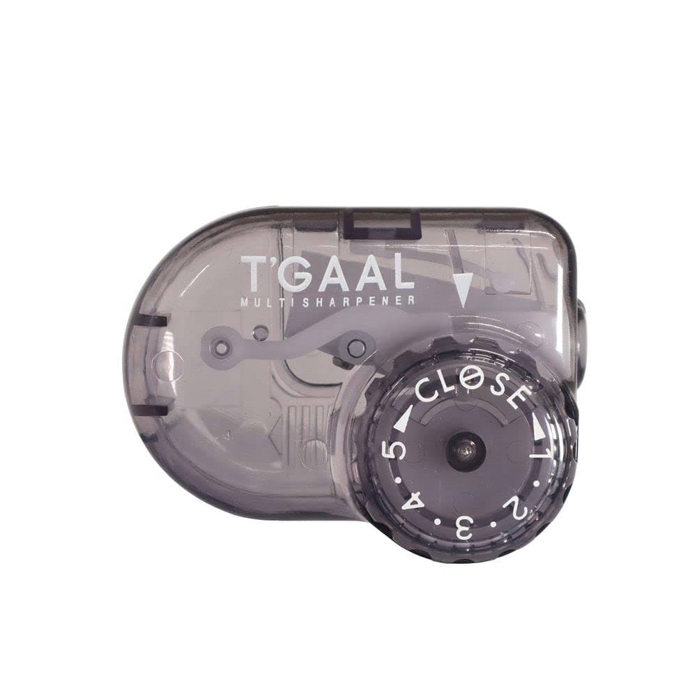 STAD T'GAAL Angle Adjustable Pencil Sharpener, Translucent Black, 1 ea. (RS036BK),Translucent Black