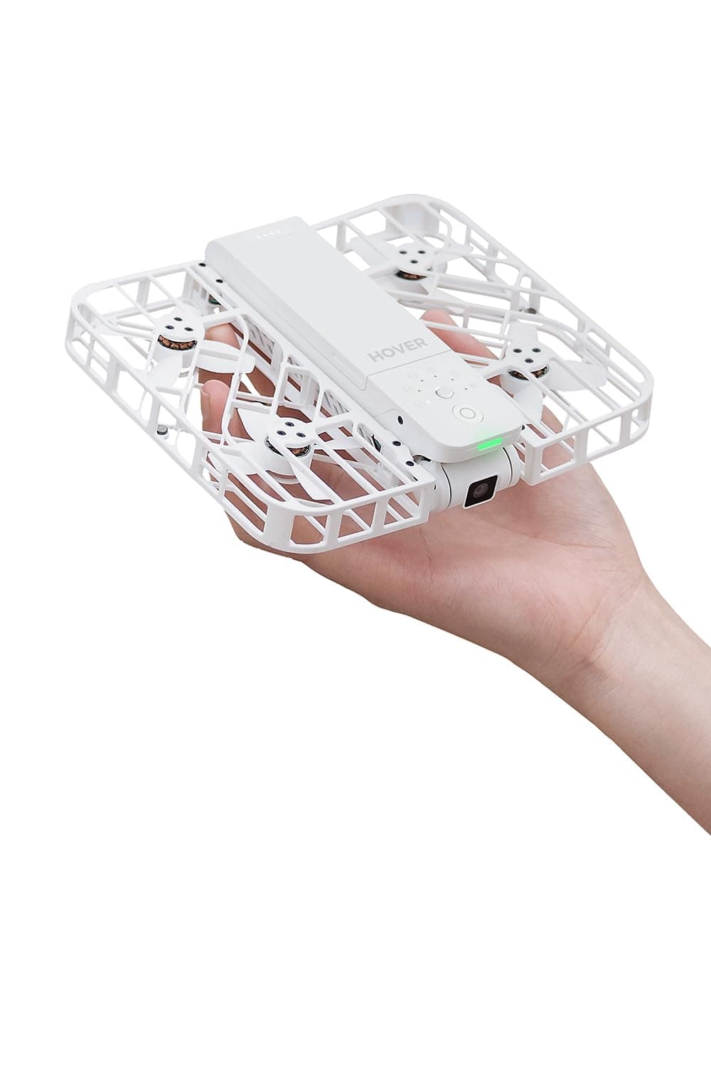 X1 Self-Flying Camera, Pocket-Sized Drone HDR Video Capture, Palm Takeoff, Intelligent Flight Paths, Follow-Me Mode, Foldable Action Camera with Hands-Free Control White (Standard)