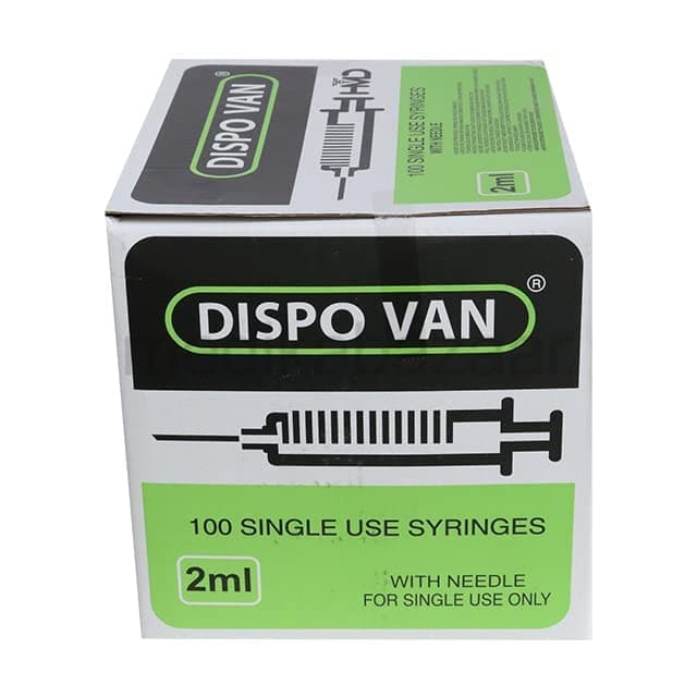 Anmol Dispovan Syringes With Needle For Single Use Only 2Ml