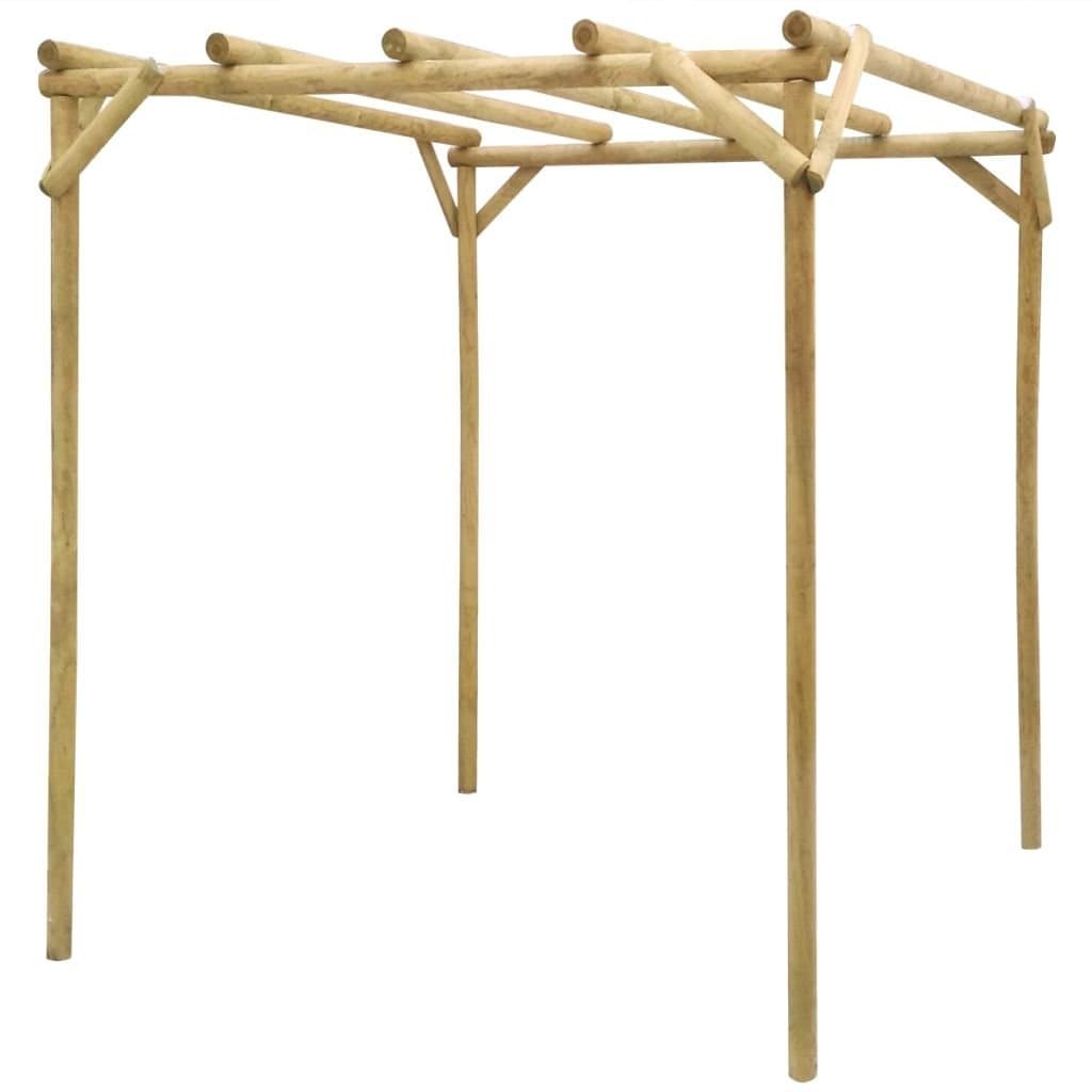 SENLUOWX Gazebo 2 x 2 x 2 m impregnated pine wood