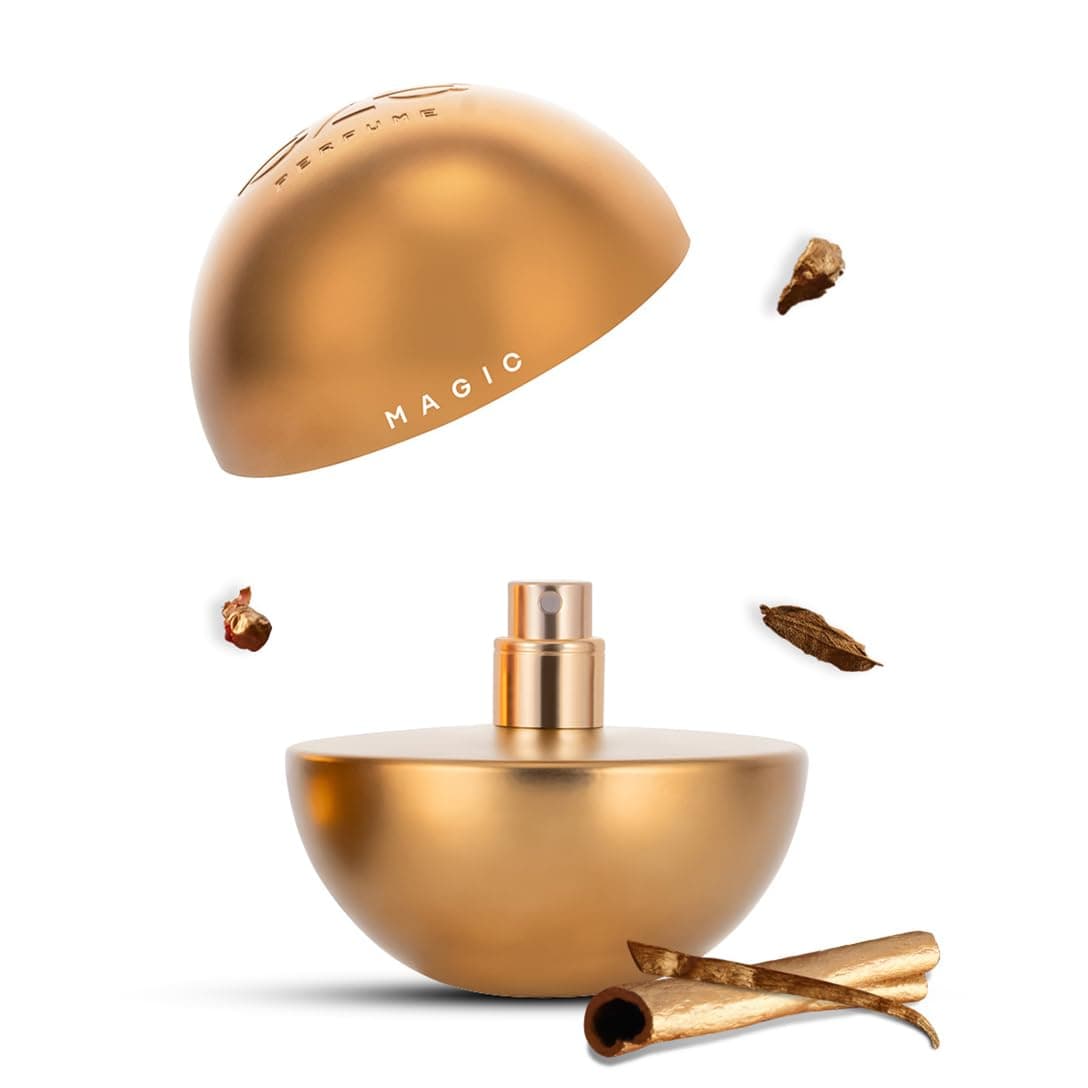 Eze Perfume Elevate Magic Perfume For Men - 75ml | Premium Long Lasting Fragrance with Cinnamon, Lavender & Deep Blend of Spices, Amber, Leather, Oud & Woods | Bold Masculine Scent