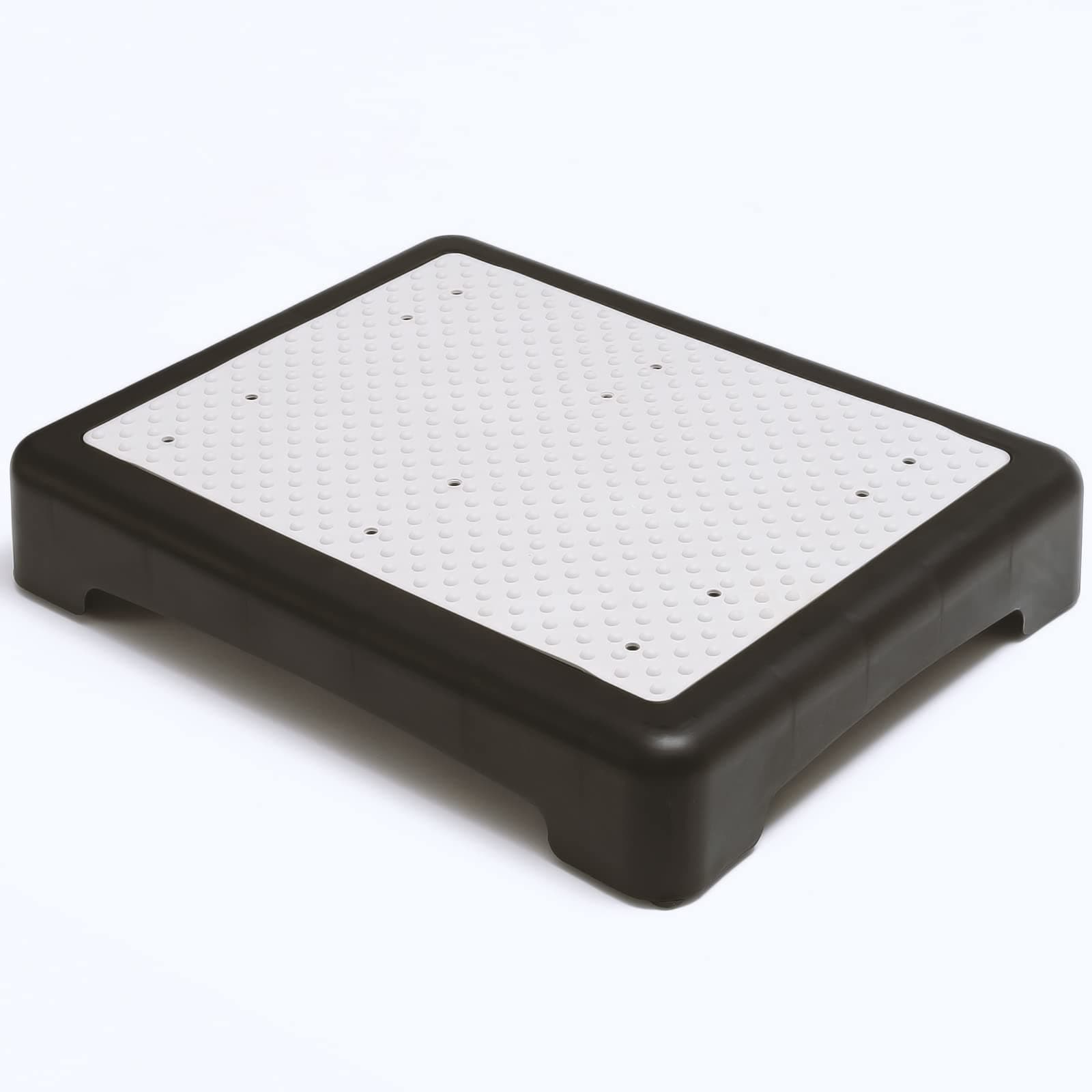 Outdoor Step 3-1/2 Inch, Indoor Step Stool for Bed, Portable Car Step Stool, Antislip Half Step Platform for Elderly, Mobility Step for SUV Stairs, Shower – Up to 500 lbs