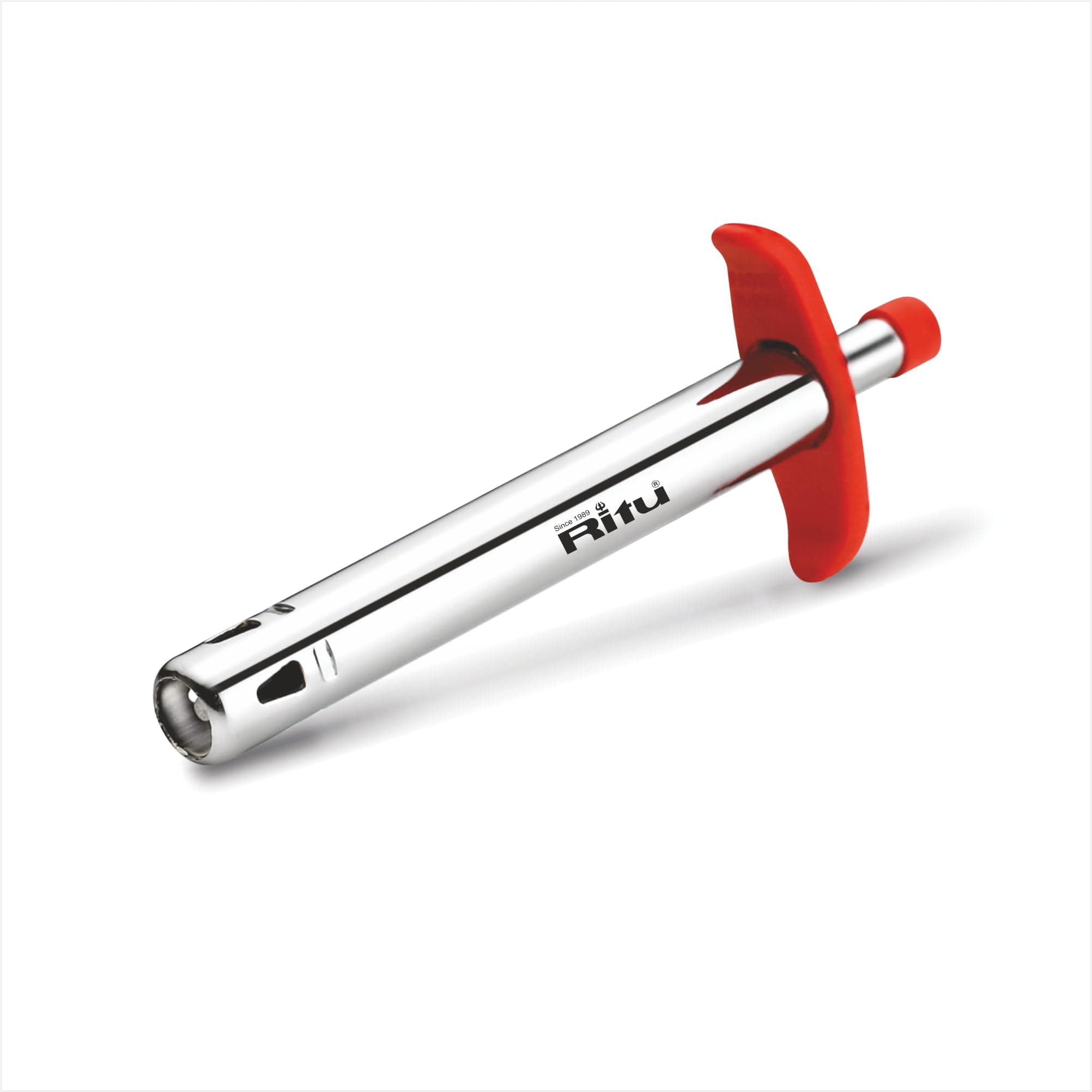 RITU M.S Gas Lighter for Kitchen | Long Lasting & Rust Proof Igniter | Unbreakable Body | Easy to Use | Strong Spark | Safe Grip Handle | Ideal for Gas Stove | 2 Year Warranty | Multicolor