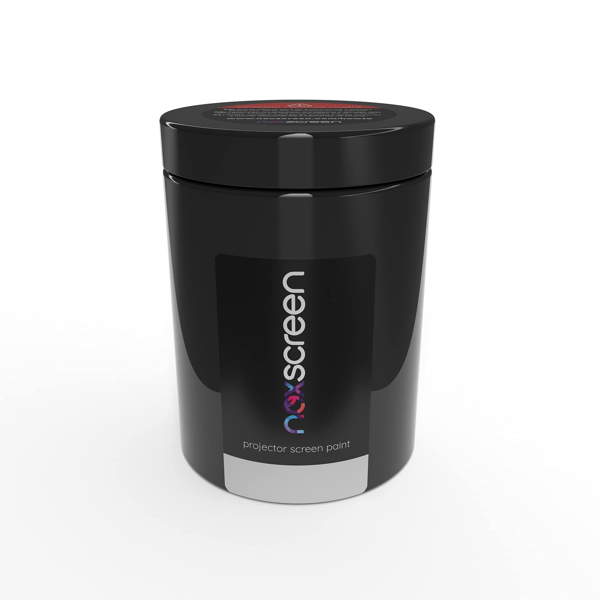 NOXscreen Projection Screen Paint #2 Simple Gray, Matte, Gray, Paint, Wall Projection Screen