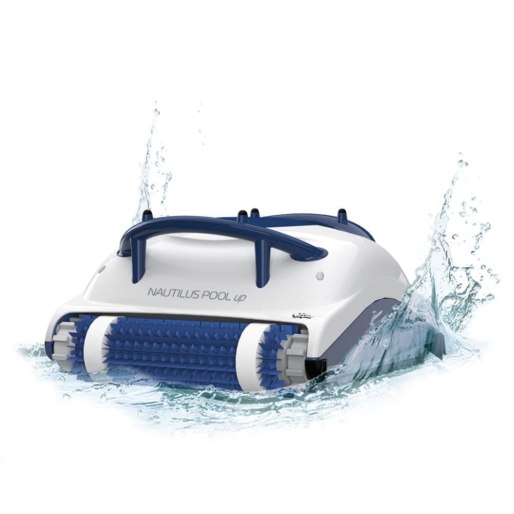 Dolphin Nautilus Pool Up (2024 Model) Automatic Robotic Pool Vacuum Cleaner, High-Capacity Filter Bag, Combined Scrubbing Brushes, and Wall Climbing for Above and In-Ground Pools up to 33ft