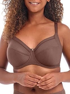 Fantasie Women's Fusion Underwire Side Support Bra Full Coverage, Opaque, Coffee Roast, 36DD