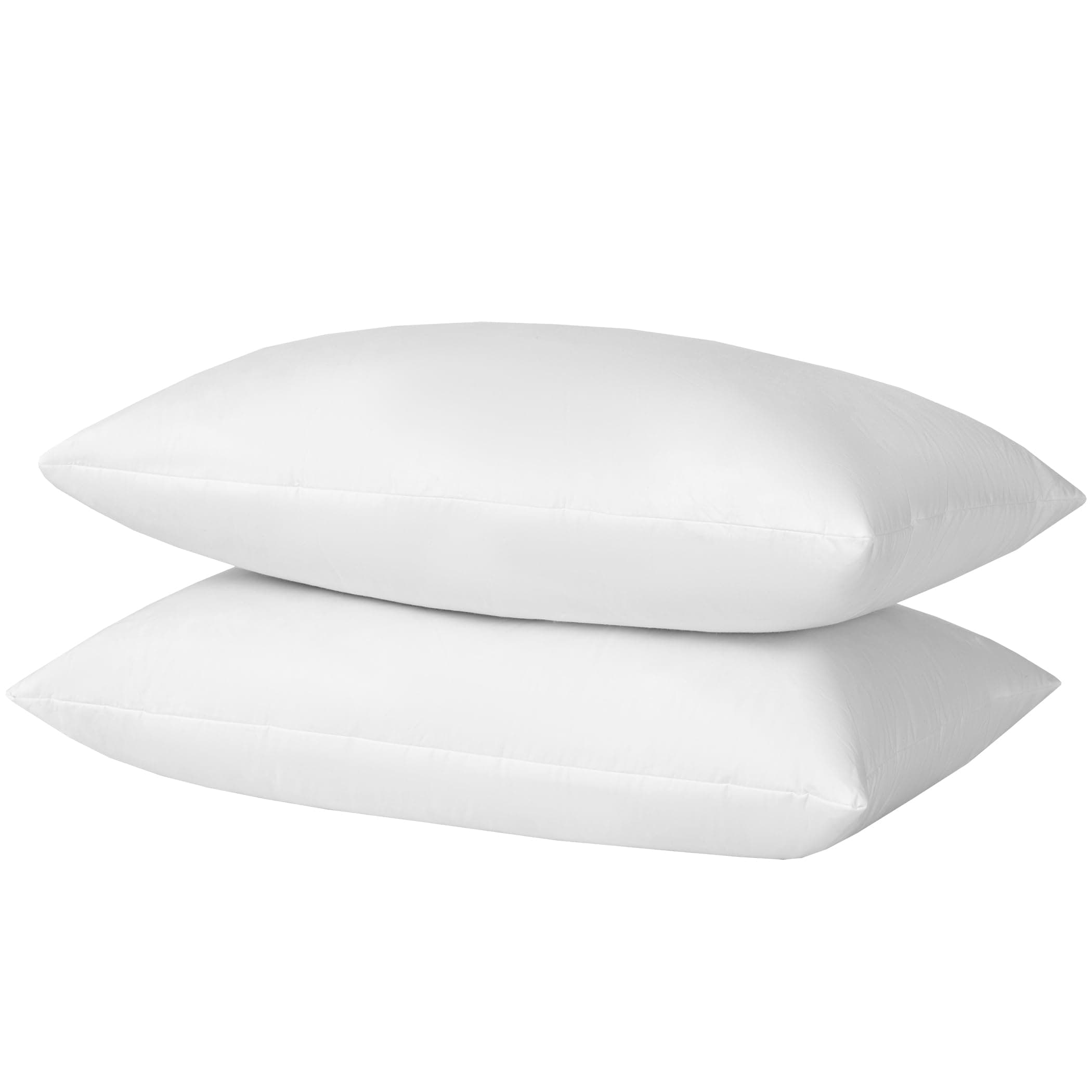 Hotel-Style Goose Feather Accent Pillow Insert for Sofa & Bed - 100% Odorless & Plump Cushion Filler - 233TC Cotton with Inner Liner to Prevent Poking (14x24 Inch)