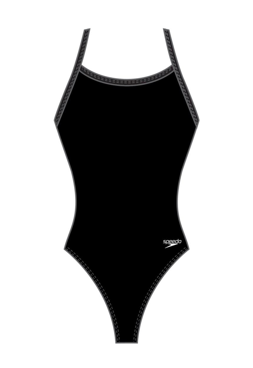 SpeedoMen's PowerFLEX Eco Solid Jammer Swimsuit, Black (Eco) Size 36