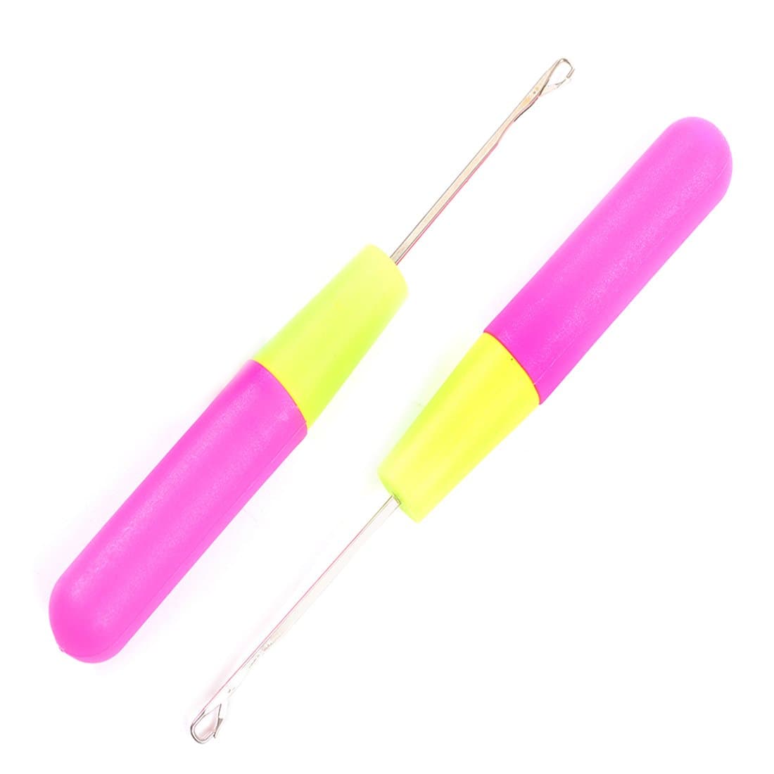 2 Pack Latch Hook Crochet Needle for Micro Braids, Hair Extension, Feather and Dread Maintenance Installation (6.5 inches)