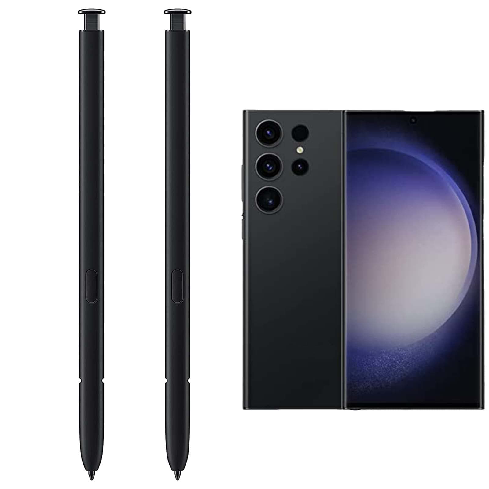 2 Pack Galaxy S23 Ultra S Pen Replacement, Phantom Black