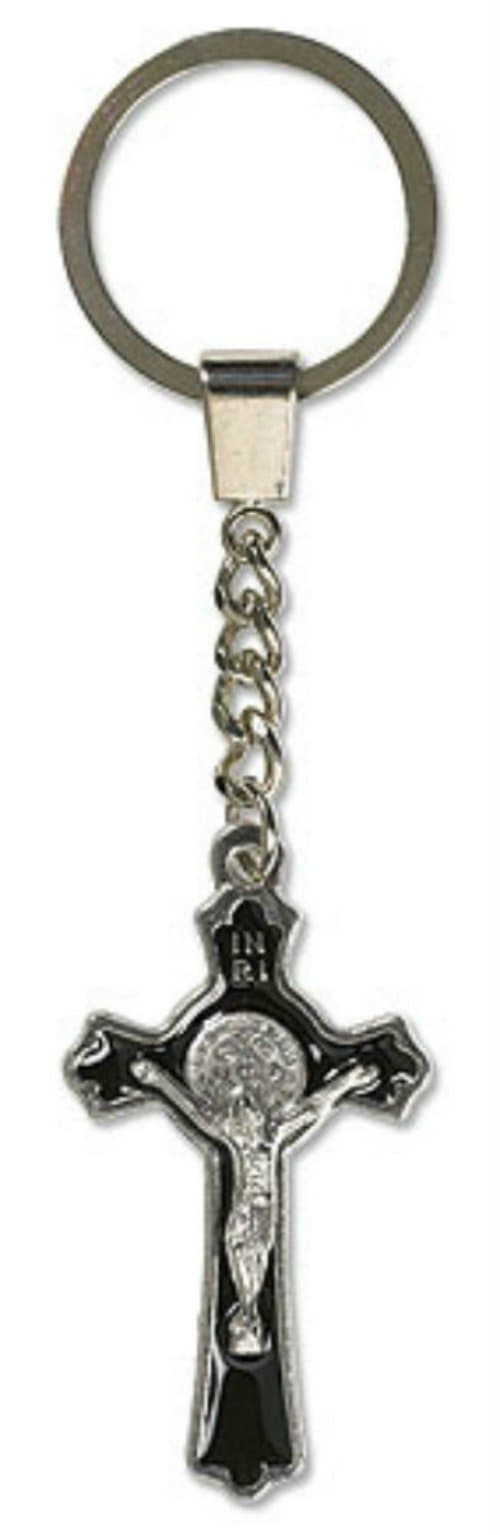 Autom Co Catholic St. Benedict Crucifix Key Chain