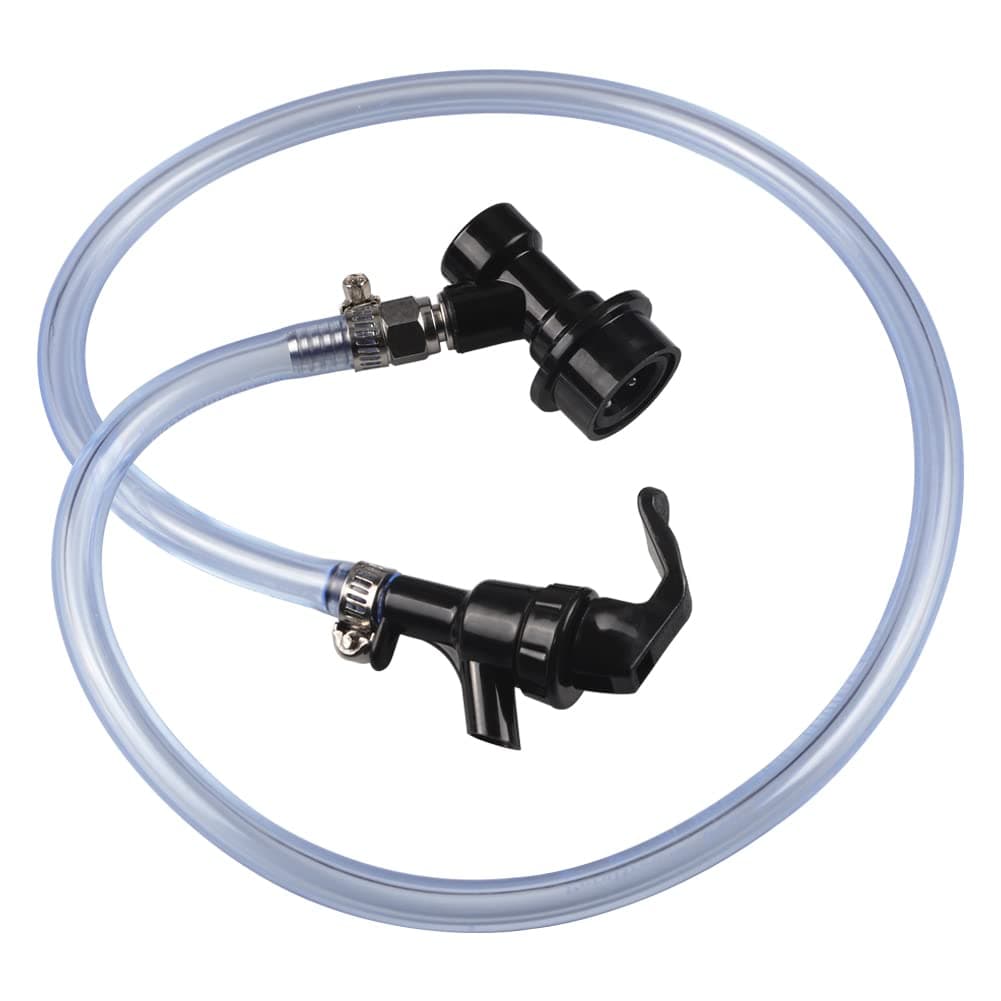 PERA 3/16" ball lock line assembly, picnic tap with 3ft beer line for home brewing