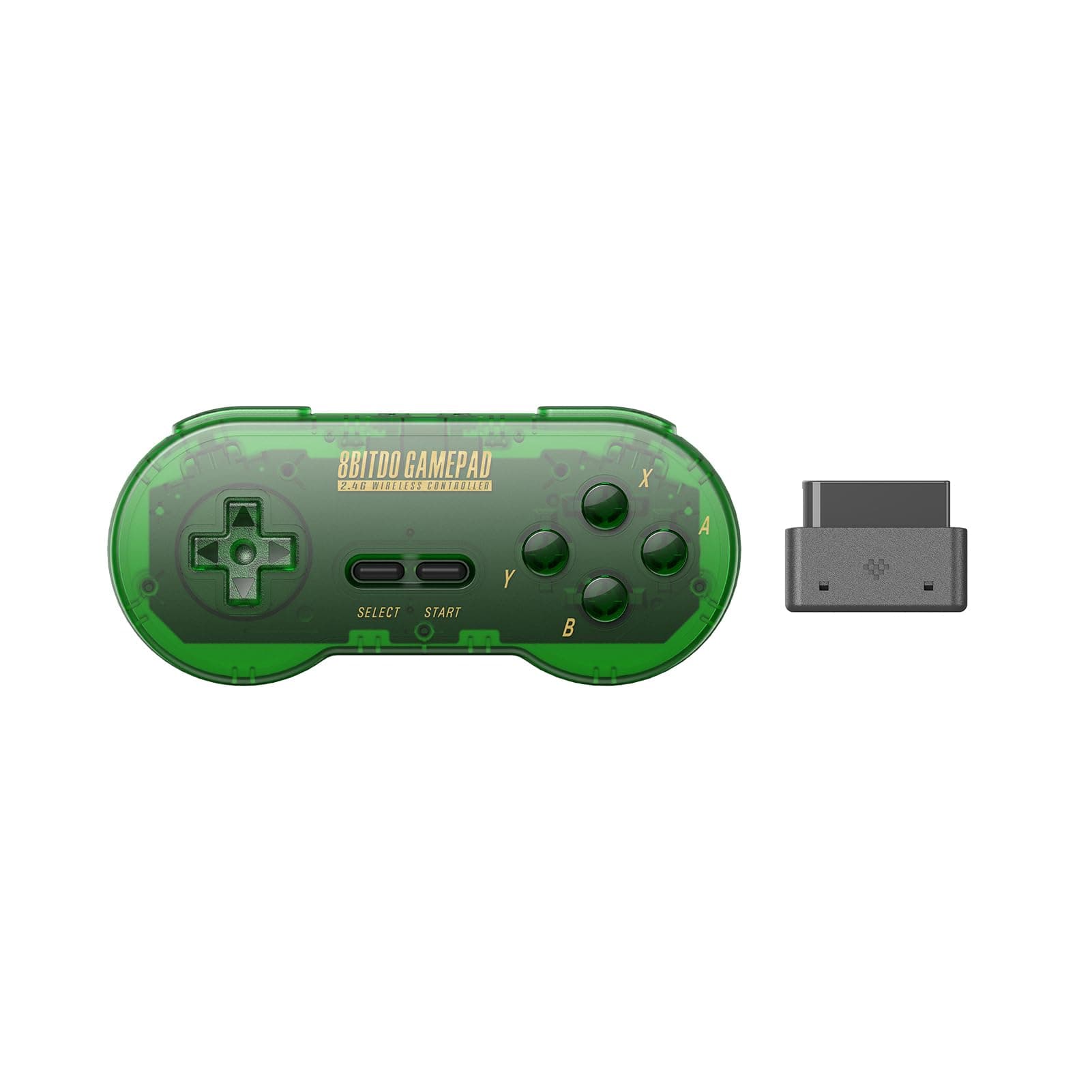 8Bitdo SN30 2.4G Wireless Gamepad for Original SNES/SFC (Jade Green Edition)