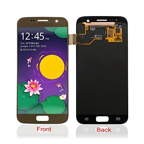 HJSDtech LCD Display Screen Touch Screen Digitizer Assembly Replacement for Samsung Galaxy S7 SM-G930 G930A G930F G930R4 G930P G930T G930V G930W8 (Gold)