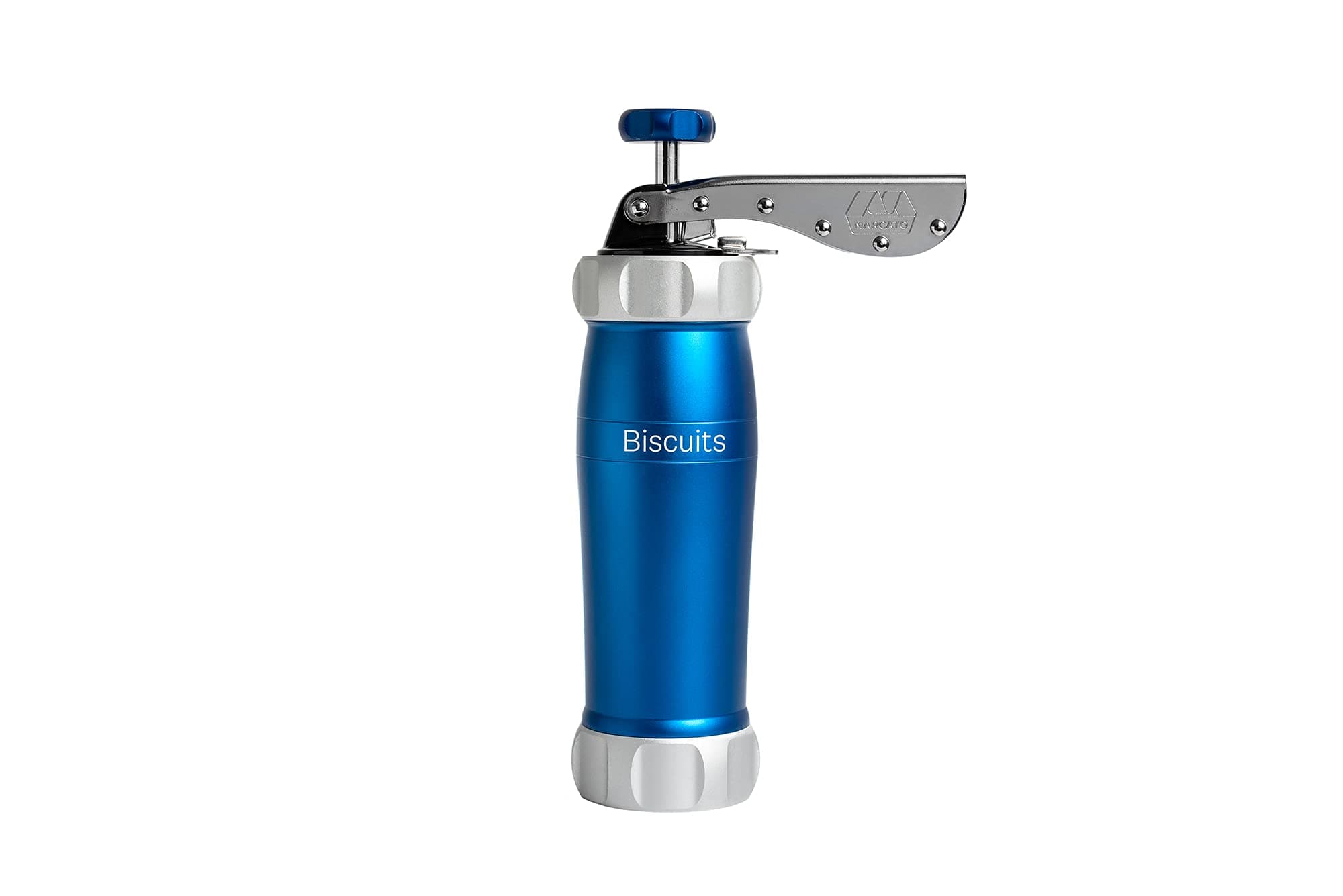 biscoti Maker, Anodized Aluminum blue