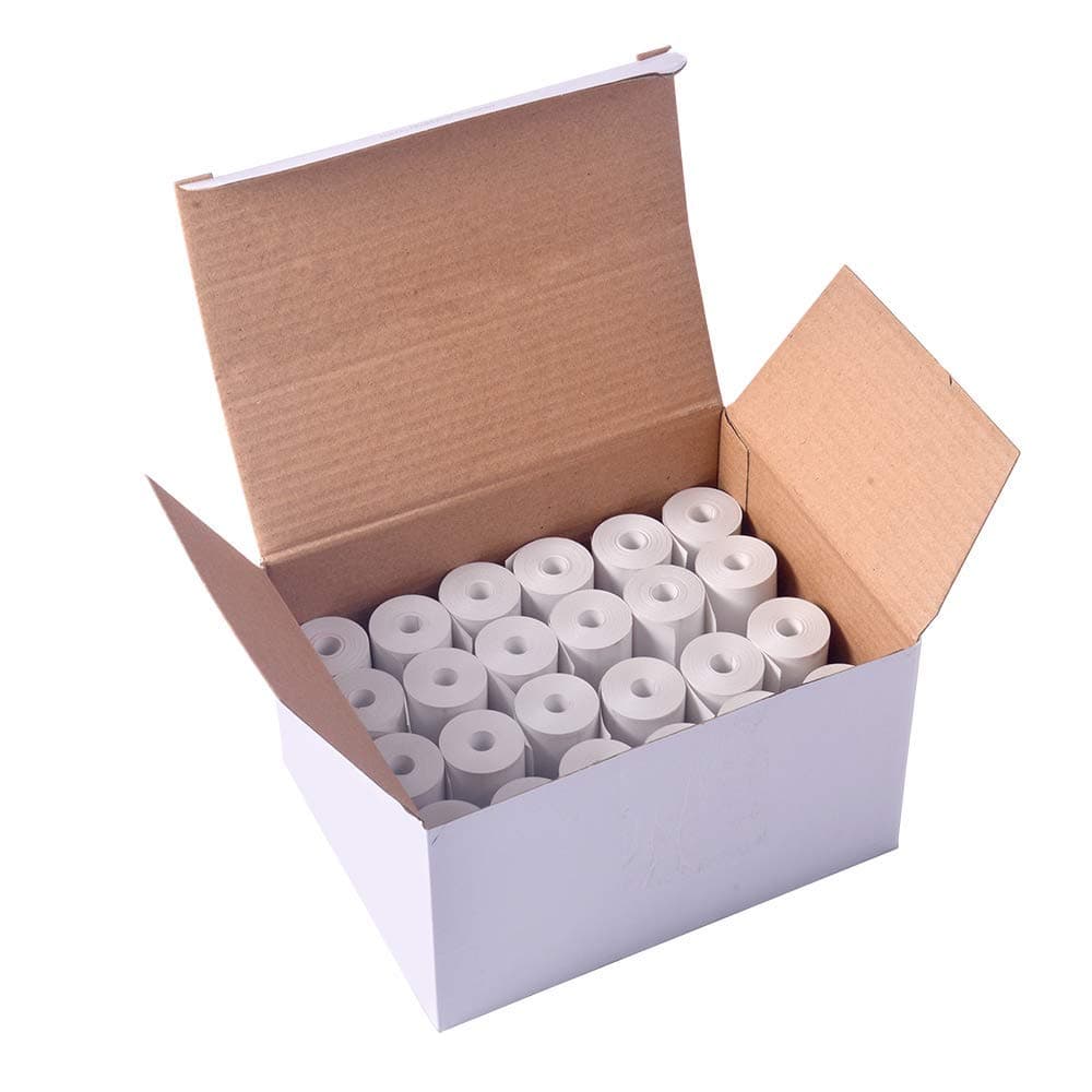 POS1 Thermal Paper Rolls 2-1/4 x 30 ft | 25mm diameter | fits PIDION BIP-1500 | CORELESS | BPA Free | 24 rolls per case