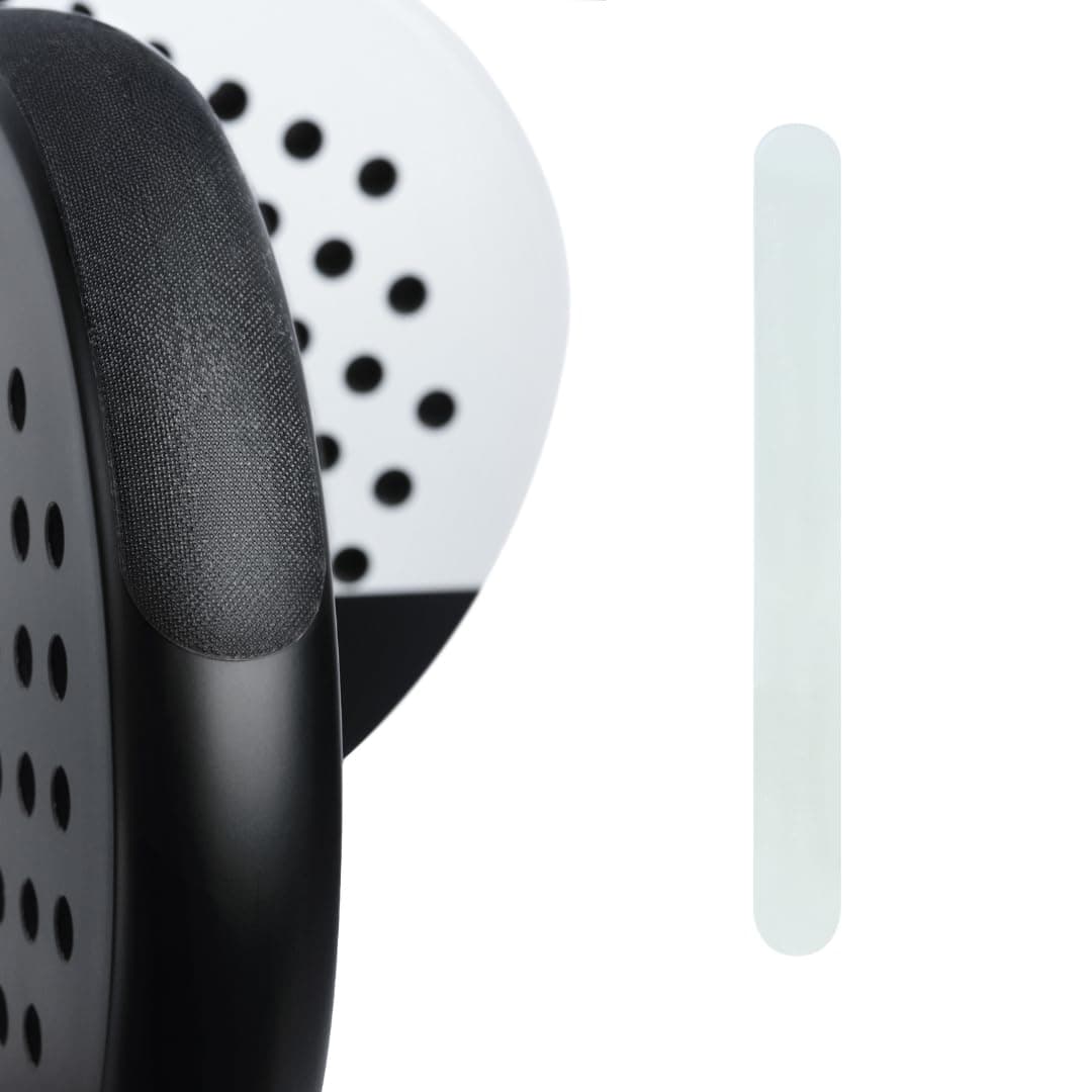 Padel Frame Protector Transparent Paddle Sticker/Rough Finish for better Protection - 370 x 55 mm- Multigranulated padel protective tape - Silicone - Padel Accesories - Racket protector