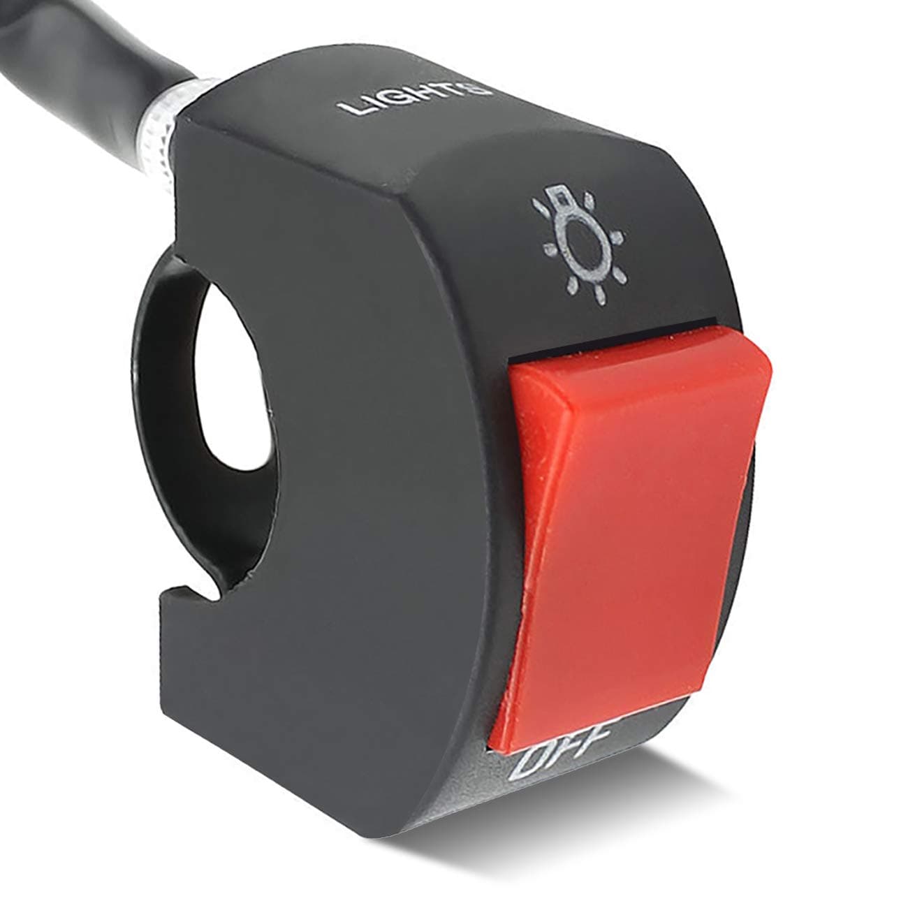 Mosley Motorcycle Headlight Switch Handlebar Toggle Switch with On Off Push Button for U5 U7 U2 Motorcycles Scooter Electrombile Motorbike-7/8inch 22mm