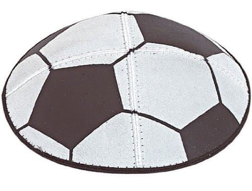 Greenfeld's Soccer Leather Kippah