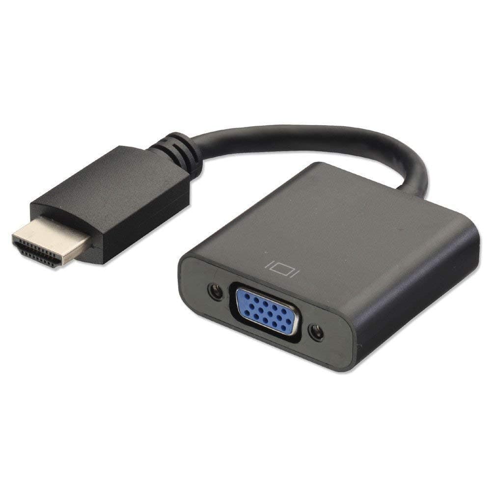 PremiumAV HDMI to VGA Cable Adapter (Black)