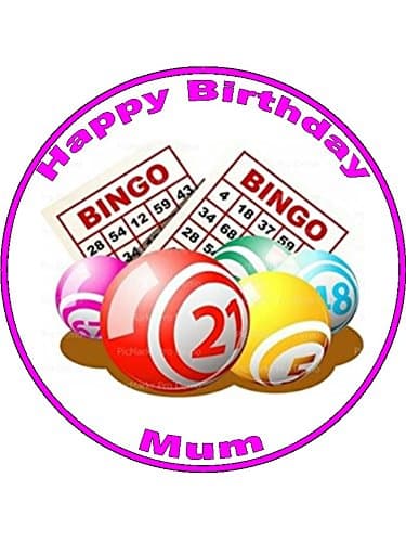 Bingo Personalised Pre Cut Icing Cake Topper (7.5)