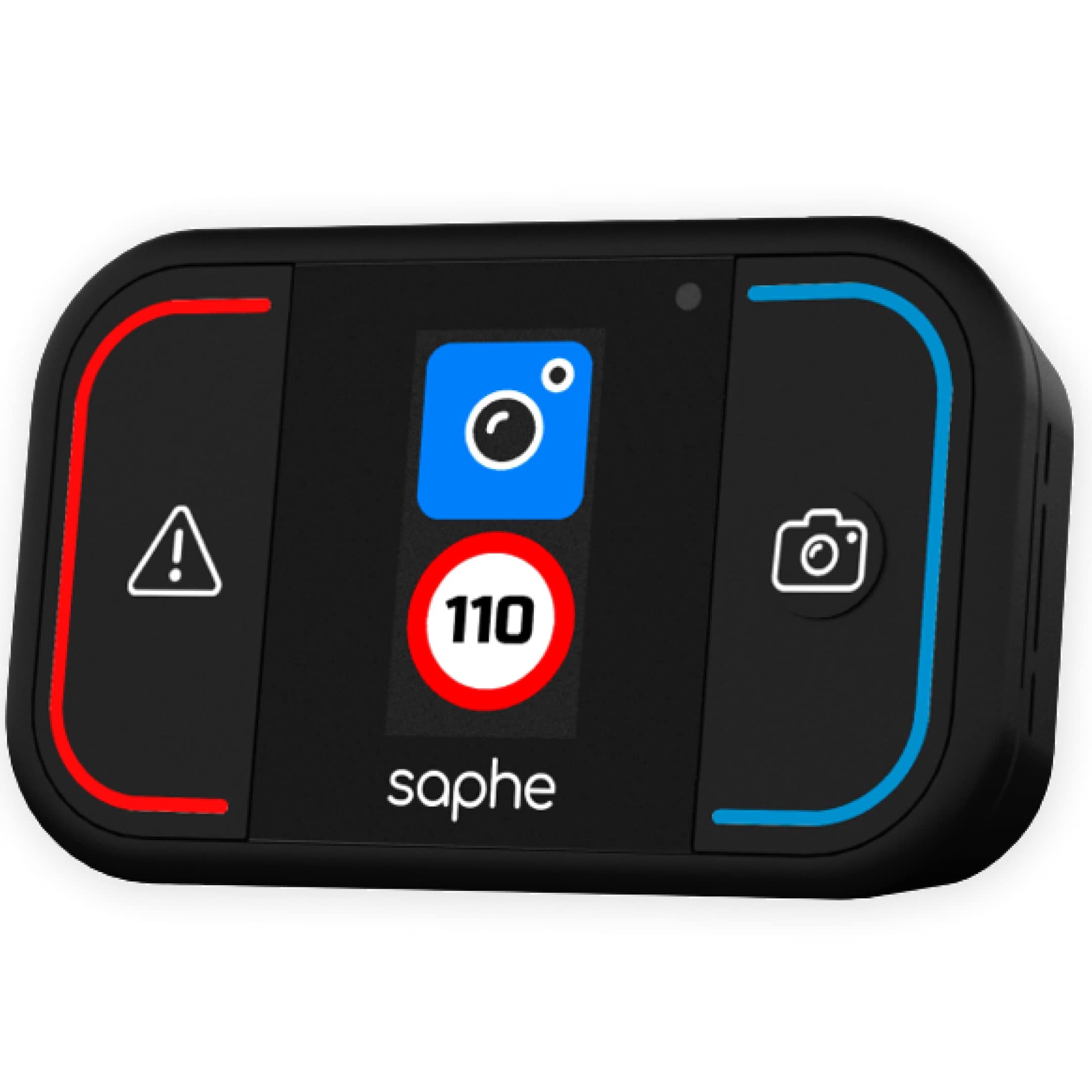 Saphe Drive Mini Speed Camera Detector with Colour Display, Detects Upcoming Speed Cameras and Hazards, No Subscription Necessary