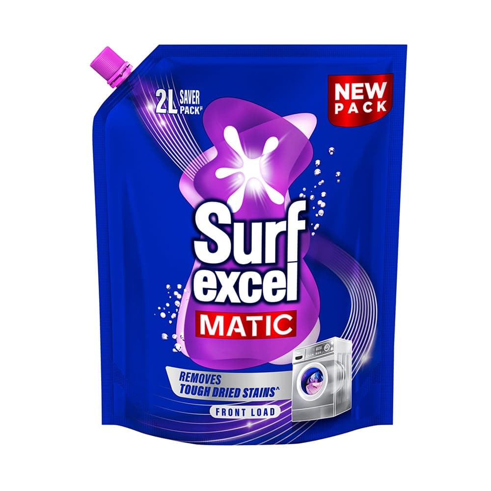 Surf Excel Front Load Matic Liquid Detergent Pouch - 2 L