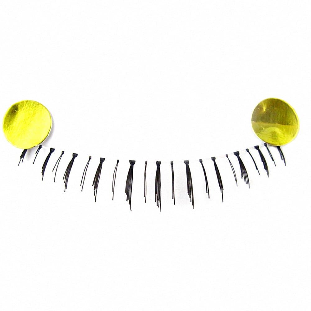 MapofBeauty 5 Pack 50 Pair Makeup Natural Lower Bottom False Eyelashes Under EyeLashes (Black-#3)