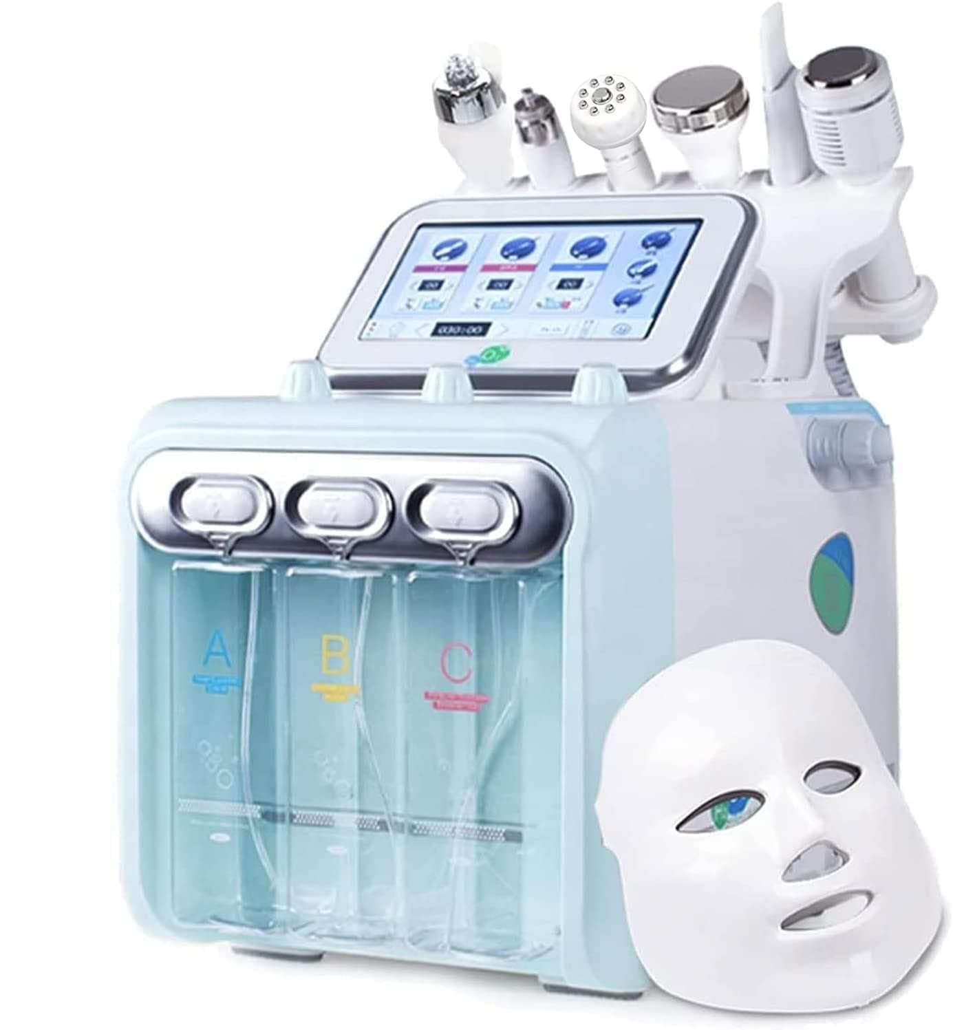 7 In 1 Hydrafacial Machine (Double Motor) With Training Video, Hydra Facial Microdermabrasion Machine, Deep Clear Hydrofacials Machine Best For Salons/Parlour