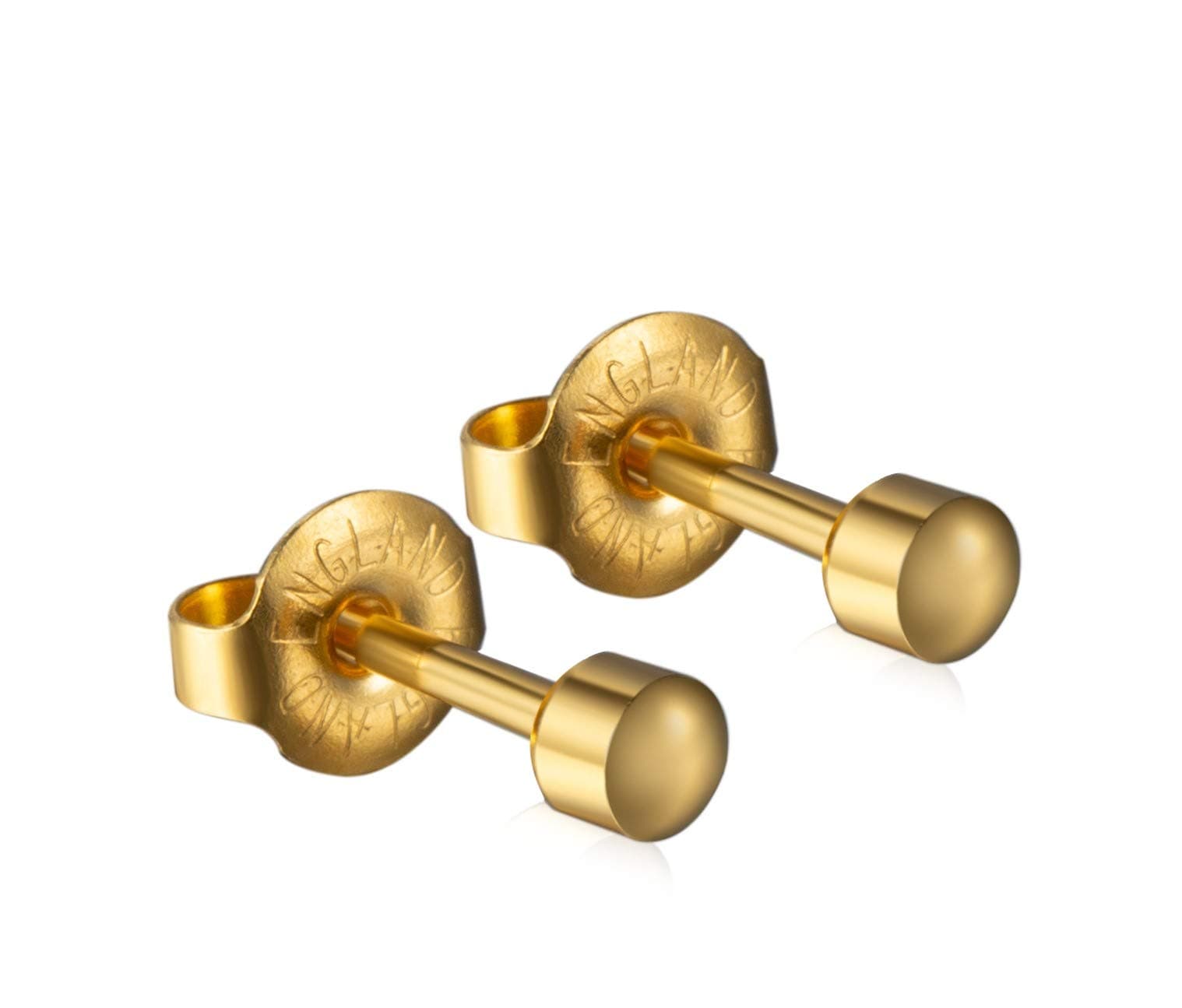 Official Caflon Blu Ear Piecing Ball Studs - Choose your Colour/Style (Gold, Regular Ball)