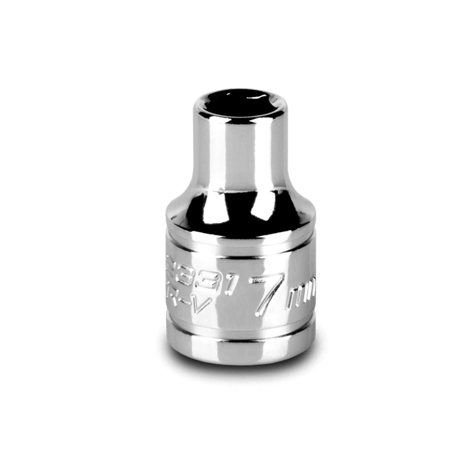 7 mm Shallow Socket, 3/8-Inch Drive, 6-Point, Metric